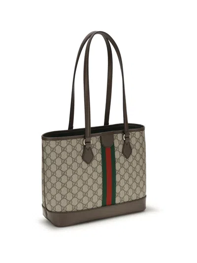 Gucci Women Medium Ophidia Tote Bag In White