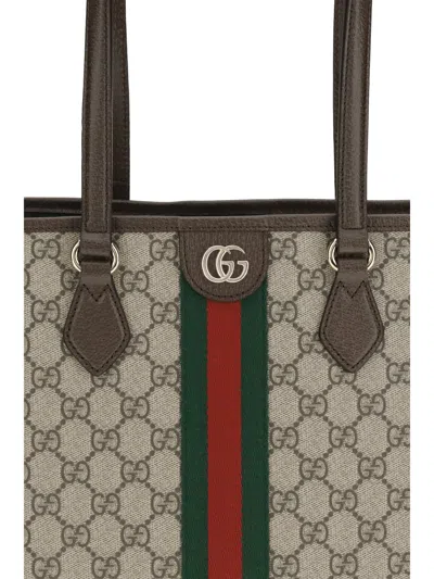Gucci Women Medium Ophidia Tote Bag In White