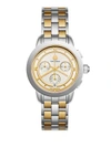 TORY BURCH Tory Chronograph Two-Tone Stainless Steel Bracelet Watch
