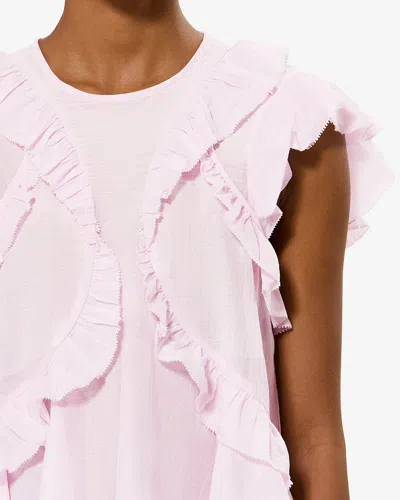 Isabel Marant Étoile Nalou Top In Pink