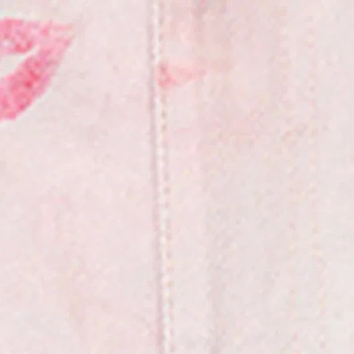 Isabel Marant Étoile Lesia Fringed-hem Lips-print Shorts In Multi