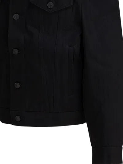 Balenciaga Tailored Long Sleeve Blazer Pockets In Black