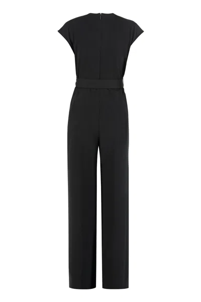 Calvin Klein Jumpsuit In Thin And Stretchy Knit In Black
