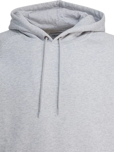Carhartt Chase Drawstring Hoodie In Gray