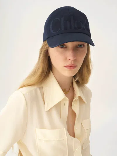 Chloé Essentials Washed Cotton Cap