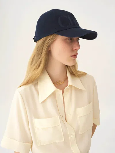 Chloé Essentials Washed Cotton Cap