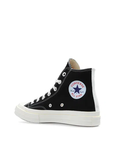 Comme Des Garçons Play X Converse Chuck 70 Hi Sneakers In Black