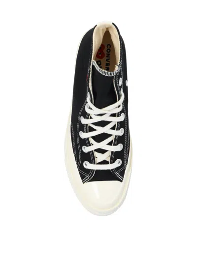 Comme Des Garçons Play X Converse Chuck 70 Hi Sneakers In Black
