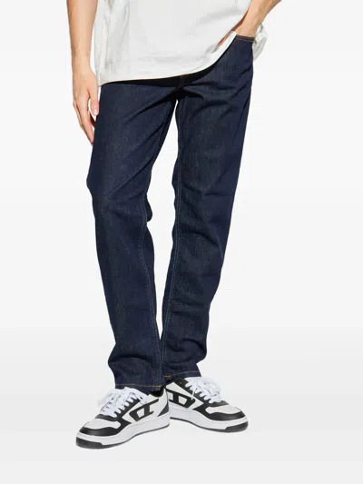 Diesel 2023 Denim Trousers With Belt Loops In Blue