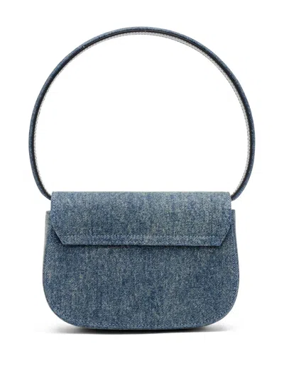Diesel Borsa A Spalla 1dr In Denim Colore Blu Jeans In Blue