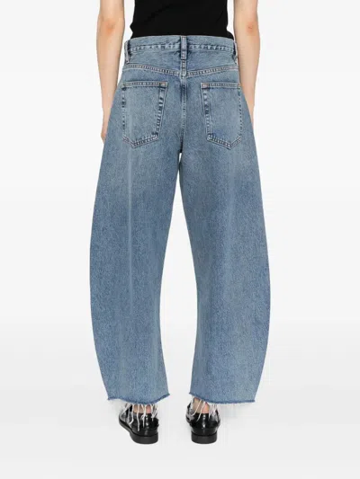 Frame The Bubble Crop Jeans In Animal Print