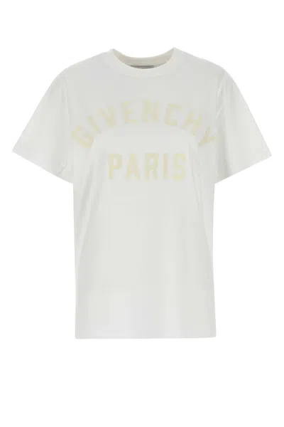 Givenchy White Cotton Oversize T-shirt In White