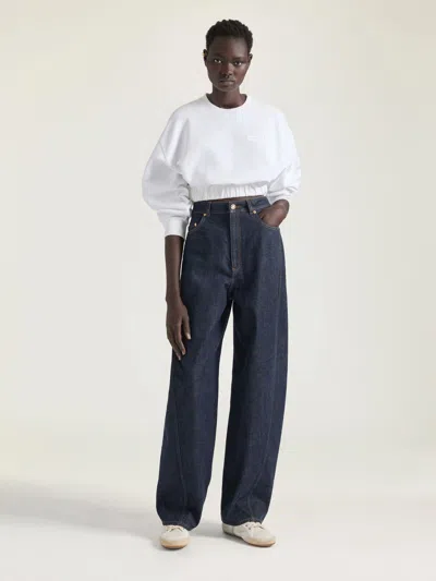 Givenchy Cropped Sweatshirt With Elasticated Waistband In Multi