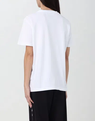 Golden Goose Logo Print Cotton T Shirt In White
