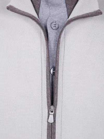 Gran Sasso Cardigan Full Zip "gransasso" Jacket In Gray