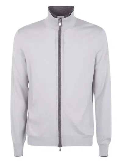 Gran Sasso Cardigan Full Zip "gransasso" Jacket In Gray