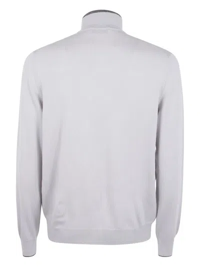 Gran Sasso Cardigan Full Zip "gransasso" Jacket In Gray