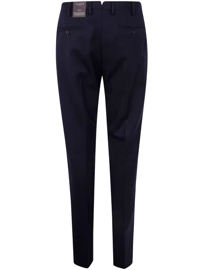 Incotex "chino Straight Fit" Trousers In Blue