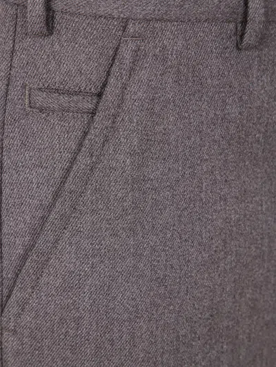 Incotex "chino Straight Fit" Trousers In Gray