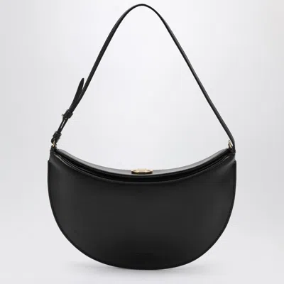 Jacquemus Small Ovalo Bag In Black Leather
