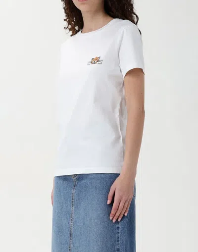 Kenzo Happy Tiger Logo T-shirt In White