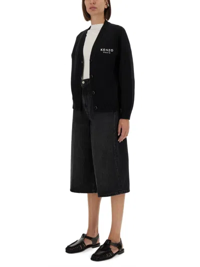 Kenzo Relaxing T-shirt With 'boke Flower' Embroidery In White