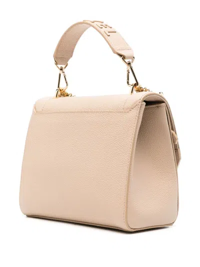 Lancel Medium Flap Bag Chain Strap In Neutral