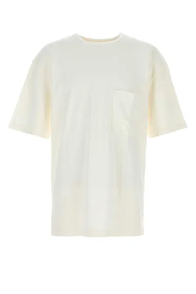Lemaire Oversized Cotton T-shirt Chest Pocket In White