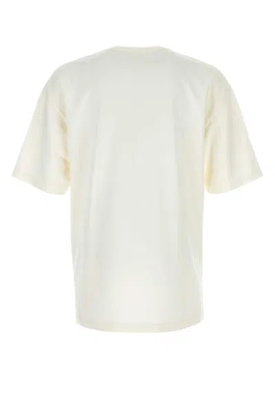 Lemaire Oversized Cotton T-shirt Chest Pocket In White
