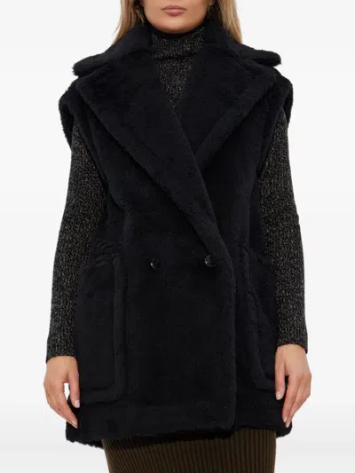 Max Mara Coats Black In Black