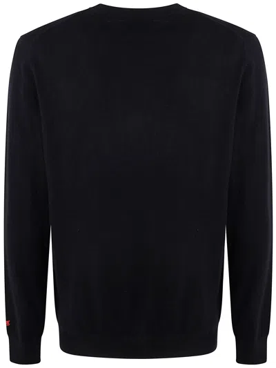 Mc2 Saint Barth "heron Light Embry" Pullover In Black