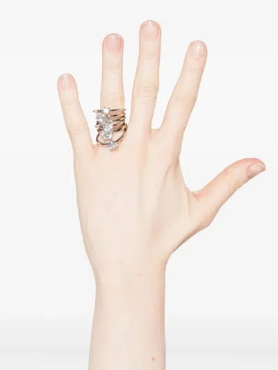 Panconesi Diamanti Orbit Ring Accessories In Silver