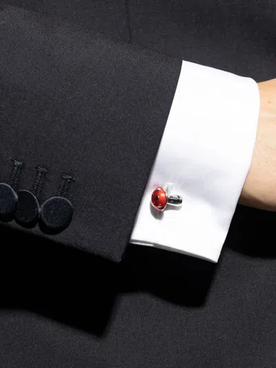 Paul Smith Men Cufflink Toadstl In Metallic