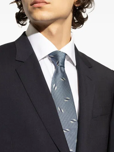 Paul Smith Men Tie Retro In Blue