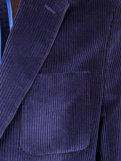 Paul Smith Mens Double Breast Blazer In Blue