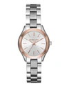 MICHAEL KORS Mini Slim Runway Stainless Steel Three-Hand Watch