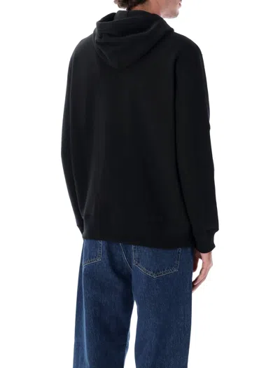 Polo Ralph Lauren Zip Sweatshirt With Front Pockets And Hood In Black