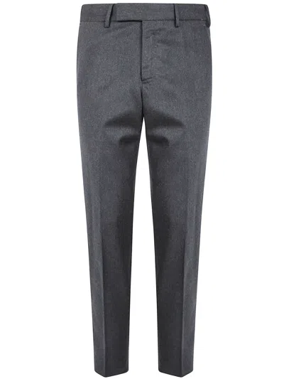 Pt01 Belt Loop Casual Pants In Gray