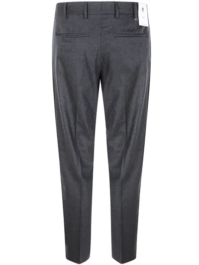 Pt01 Belt Loop Casual Pants In Gray