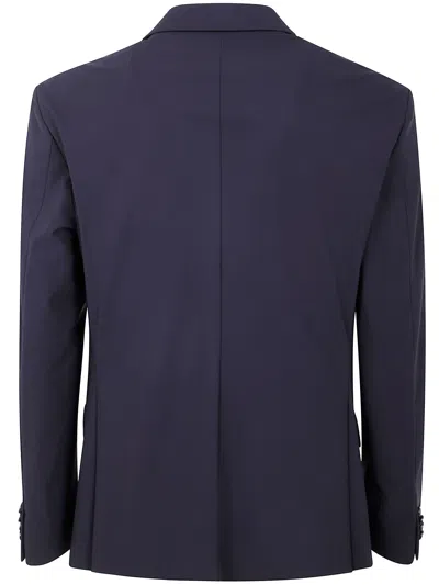 Pt01 Button-down Blazer In Blue