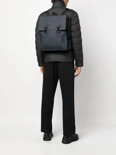 Rains Messenger Bag "w3" In Blue