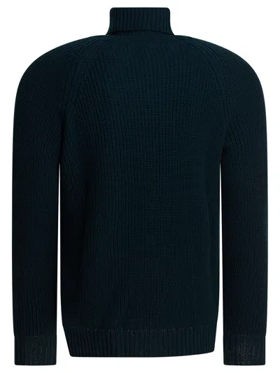 Rakkì Ribbed Roll-neck Sweater In Black