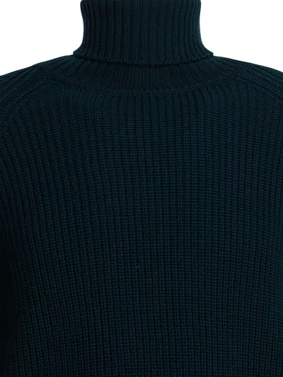 Rakkì Ribbed Roll-neck Sweater In Black