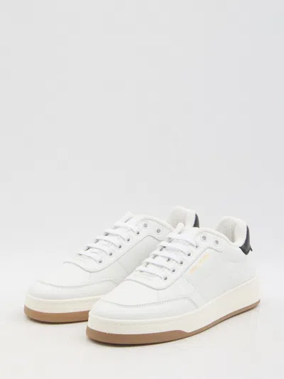 Saint Laurent Sl61 Leather Sneaker In White