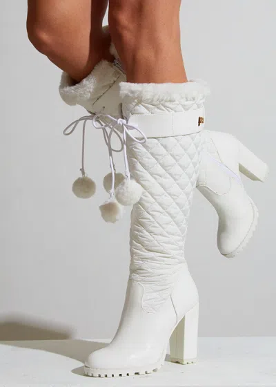 Sparkl Aspen Puffer Boot In White