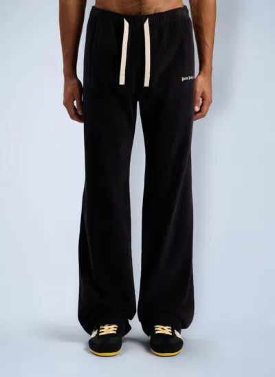 Palm Angels Classic Logo Cord Travel Pants In Black