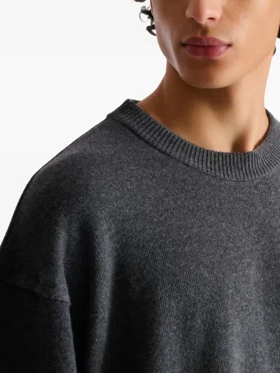 Balmain Eco-cashmere Sweatshirt In Gray