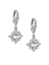 OSCAR DE LA RENTA Delicate Star Crystal Drop Earrings