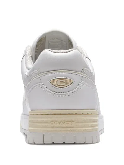 Coach New York White Synthetic Leather Soho Sneakers In Multi