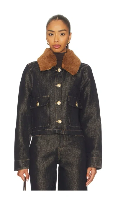 Blanknyc Cropped Denim Jacket In Multi